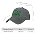 FET’s Luck Funny St Patrick Day Shamrock Hats for Men Fashion Washed Distressed Light Grey