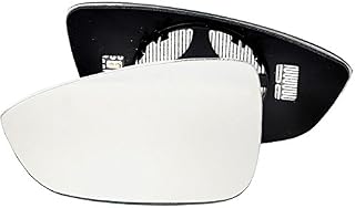 Passenger left hand side Heated wing door Silver mirror glass with backing plate #C-SHY/L-VNPT10 [Clip On]