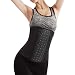 Ann Darling Long Torso Latex Sport Waist Trainer Hourglass Corset For Weight Loss Black Medium