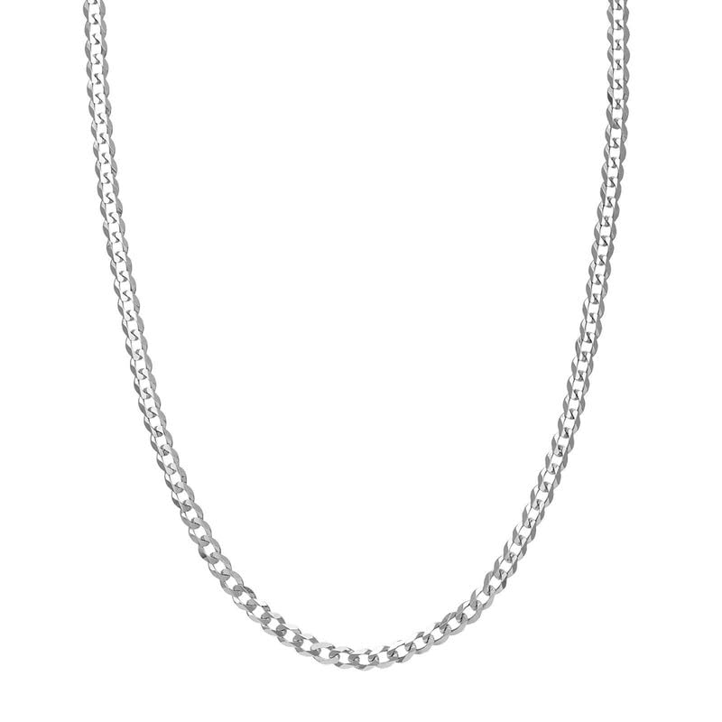 ptm 925 Sterling Silver Cuban Curb Chain Italian Link Pendant Necklace for girls and women with Anti-Tarnish-picture-35