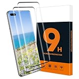 Carantee 2 Stück Schutzfolie für Panzerglas für Huawei P40 Pro 5G, 3D Vollbildschirm Anti-Kratzer Bläschenfrei 9H Härte P40 Pro Displayschutzfolie, Ultra-HD Anti-Öl Berührungsempfindlich Hartglasfolie