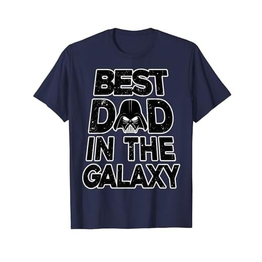 Star Wars Darth Vader Best Dad Galaxy Fill Text Camiseta