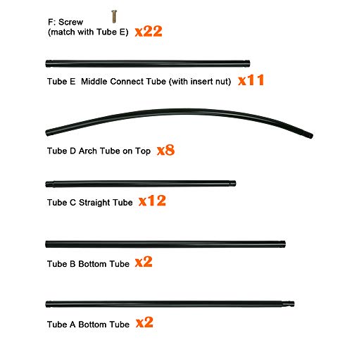 Mr. Ton Garden Arch, Wedding Arch, Garden Arbor Pergola For Indoor/ Outdoor Lawn Garden Various Climbing Plants, 7'8" High X 4'5" Wide #TOP7