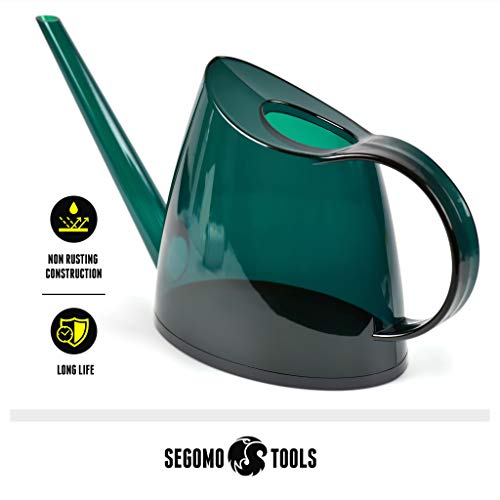 Segomo Tools 40 Ounce, 1.2 Liter, 1/3 Gallon Small Green Indoor Long Spout House Watering Can - WC40 - Thumbnail 6
