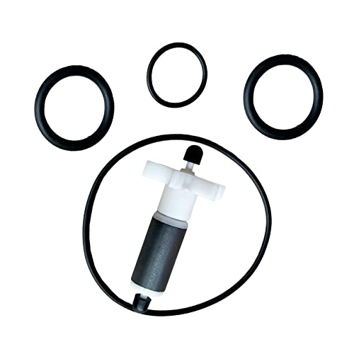 JZSMY for Lay Z Spa for Coleman Water Pump Seal Rebuild Kit with Impeller, 4Pcs Ring with 1Pcs Impeller P4071 58113 E02 Hot Tub Pump Rotor Impeller Water Pump Seal O-Rings