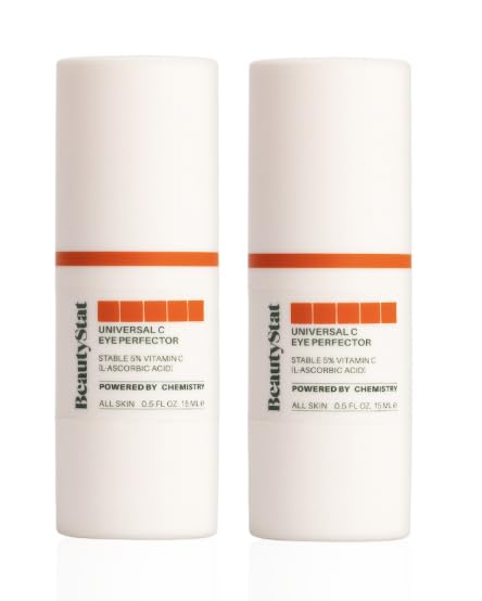 BeautyStat Universal C Eye Perfector Cream - Hydrate Firm Lift with Vitamin C Hyaluronic Acid Green Tea Extract