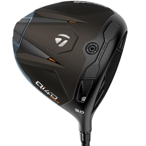 TaylorMade Golf Qi4D MAX Driver 10.5 Degree Regular Mens Right Hand High Rotation Reax Red