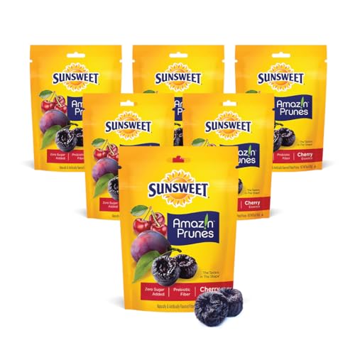 Sunsweet Amazin' Prunes Cherry Essence - Prunes Pitted Unsweetened &