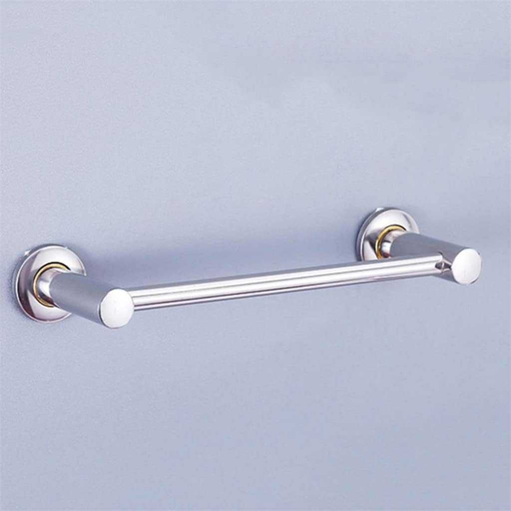 Stainless Steel Towel Rack Shower Shelf Wall-Mounted Holder Force Bathroom Pendant