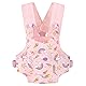 GAGAKU Puppentrage Puppenzubehör Babypuppentrage Kuscheltierträger mit verstellbaren Trägern für Kinder - Rosa (Stern)