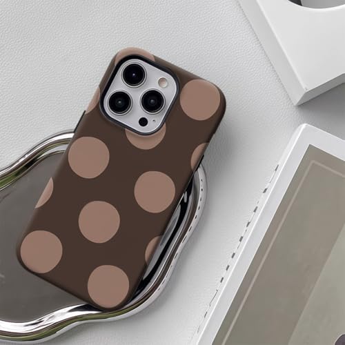 Coque iPhone XS Max double couche de luxe à pois FLR-TS32130A1