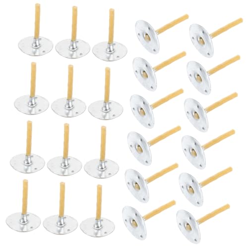 100 piezas Mechas para Velas Preenceradas con Base Metálica miniatura 7
