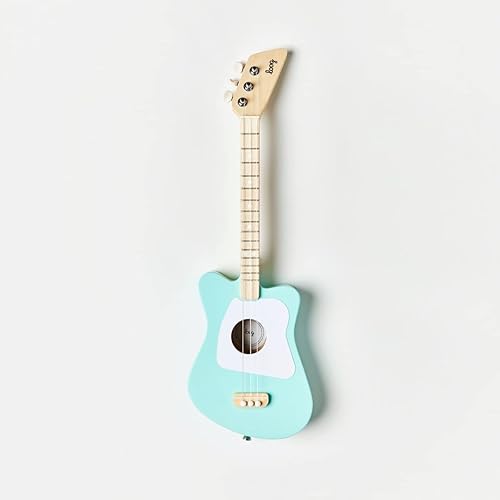 Miniatura 2 de Loog - Guitarra acústica de 3 cuerdas para principiantes, con aplicación y lecciones en video incluidas (español no garantizado), color verde, para