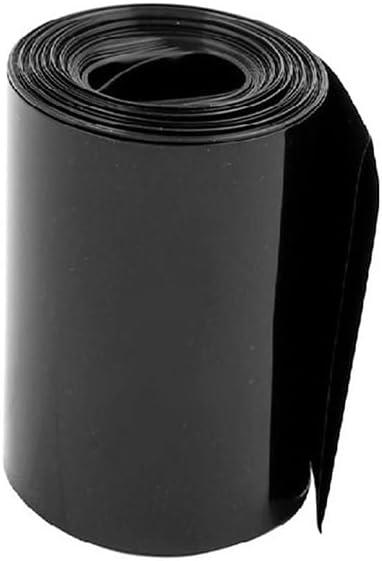 Width 475mm PVC Heat Shrink Tube, Dia 302mm Film Wrap Protection Case Pack Wire Cable Sleeve(Black)