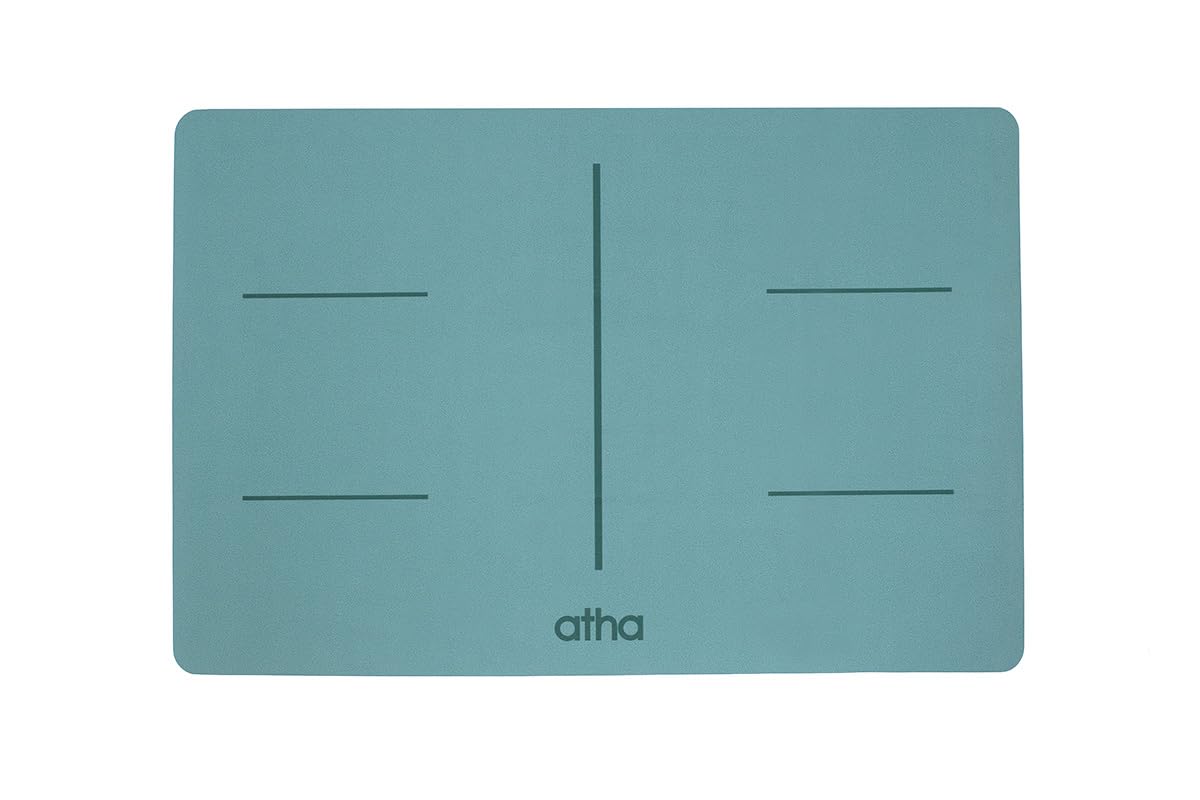 atha PRO X Yoga Pad 5.2 mm – Almohadilla de Yoga Antideslizante para Rodillas y Codos – Soporte Extra y Amortiguación para Posturas Exigentes – Verde Claro