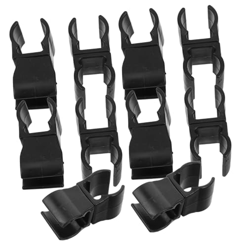 LAPYAPPE 10 Clips Versátiles Para Postes De Señalización De Entrenamiento De Fútbol: Clavijas De Plástico Para Asegurar Barreras De Seguridad En Prácticas De Fútbol - Clips Para Postes De