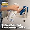 ATTITUDE Bathroom Cleaner Spray, EWG Verified, Plant-Based & Vegan, Safe for Bathroom Surfaces, Tiles, Tubs, Shower Walls, and Grout, Citrus Zest Scent, 27.1 Fl Oz