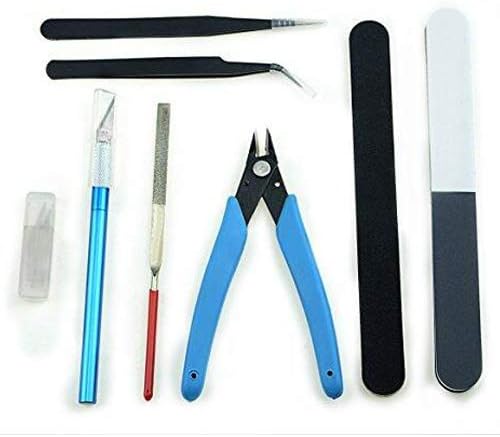 LILYS PET 8 PCS Gundam Modeler Basic Tools, Gundam Model Tools Craft Set Perfect for Car Model Assemble Building