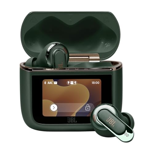 JBL Tour Pro 3, Kabellose Noise-Cancelling-Ohrhörer, Grün – Ansicht 1