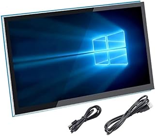 Jun-Saxifragelec For Raspberry Pi 4 Screen, 5 inch HDMI Capacitive Touch Screen Monitor - 800x480 HD LCD Display(Support Pi 4 & Pi 3 B+, Windows)