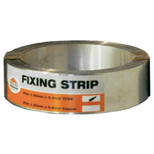 Premium Stainless Steel Lead Fixing Strip 20m x 50mm