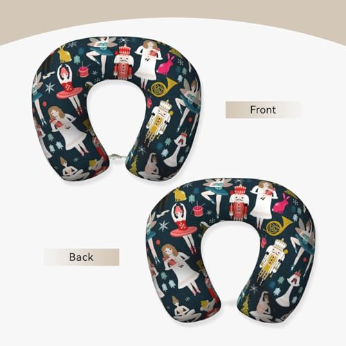 Almohada cervical de poliéster para viaje cómoda miniatura 3