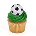 Bakery Crafts Soccer 24 Cupcake Topper Rings