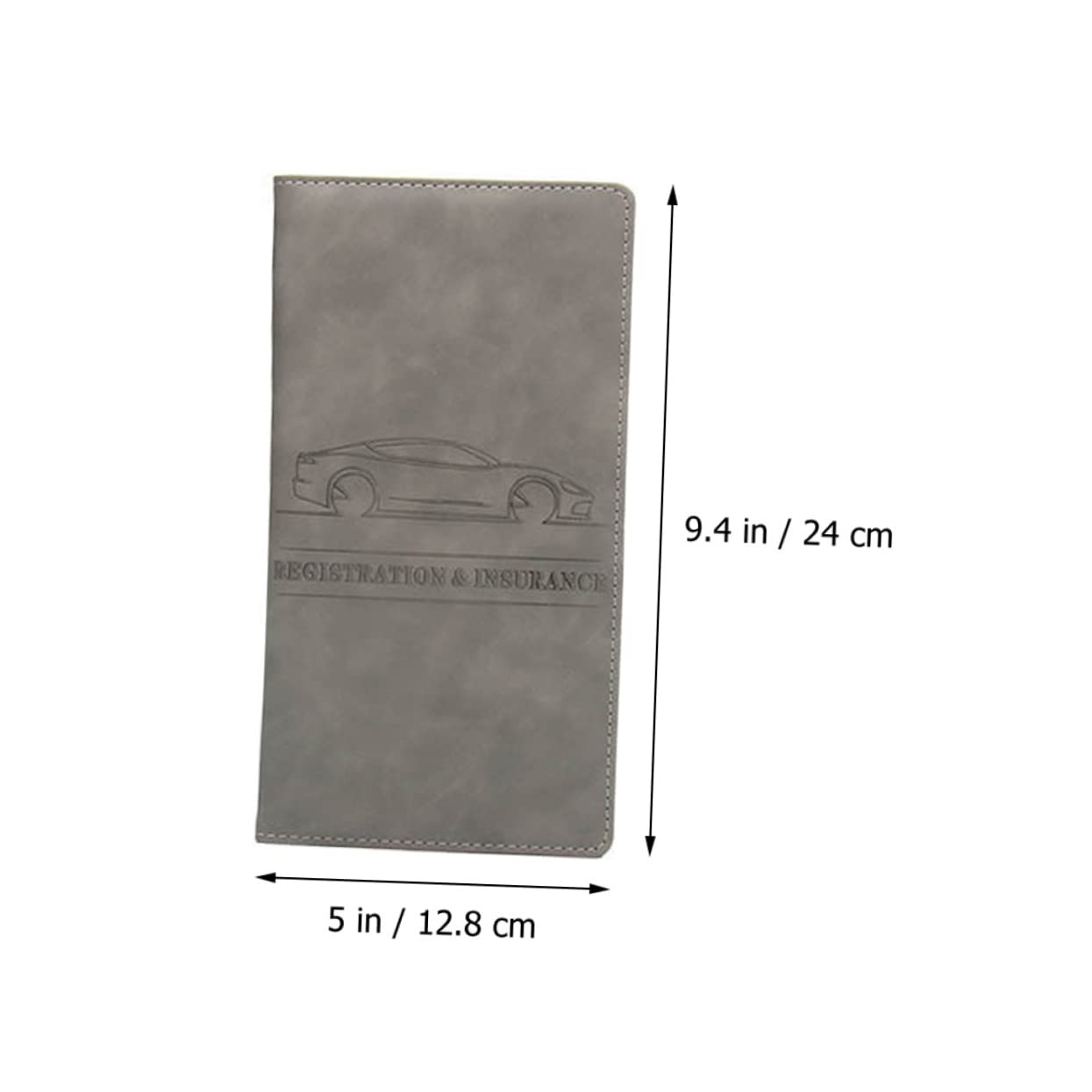Healeved 3 Pièces Documents Automobile PU Étui pour Immatriculation et Assurance Organisateur de Cartes et Élégant Pochette Multifonctionnelle pour Cartes de Crédit pour Conducteurs
