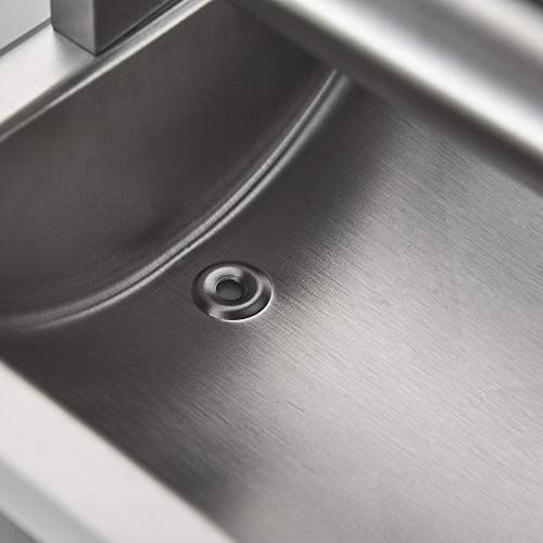 JunSun Brushed Nickel Recessed Toilet Paper Holder Wall Toilet Paper Holder Recessed Toilet Tissue Holder Stainless Steel Toilet Paper Holder - Rear Mounting Bracket Included