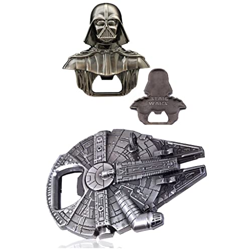 2 Pcs Star Wars Bottle Wine Opener Bottle Zinc Alloy Black Knight Darth Vader Outdoor Tool - Wine Bottle Opener Kitchen Tools for Souvenirs Kitchen Tools for Souvenirs & Gift - Image 3