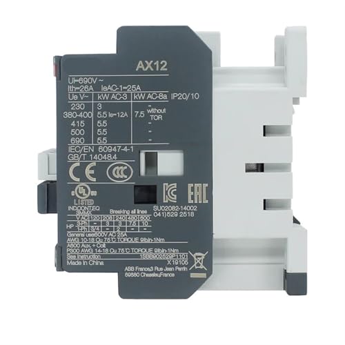 Contacteurs tripolaires AX12 commande 24V pour gestion d'energie - 4