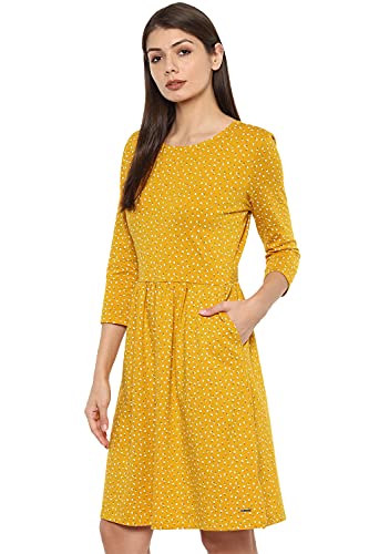 Image of Van Heusen Woman Women's Cotton Blend A-Line Knee-Length Dress