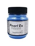 Jacquard Pearl Ex Pigment Powder 0.5 oz Sapphire Blue - Loose Mica Powder for Epoxy Resin, Watercolors, Calligraphy Ink & Clay - Epoxy Pigment Powder - Epoxy Resin Color