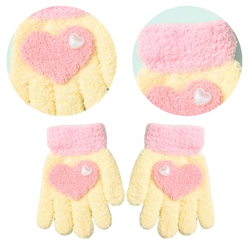 Warm Knitted Gloves For Children Soft & Comfortable Winter Mittens Kids Winterproof Fleece Boys Girls Warm Soft Snow2