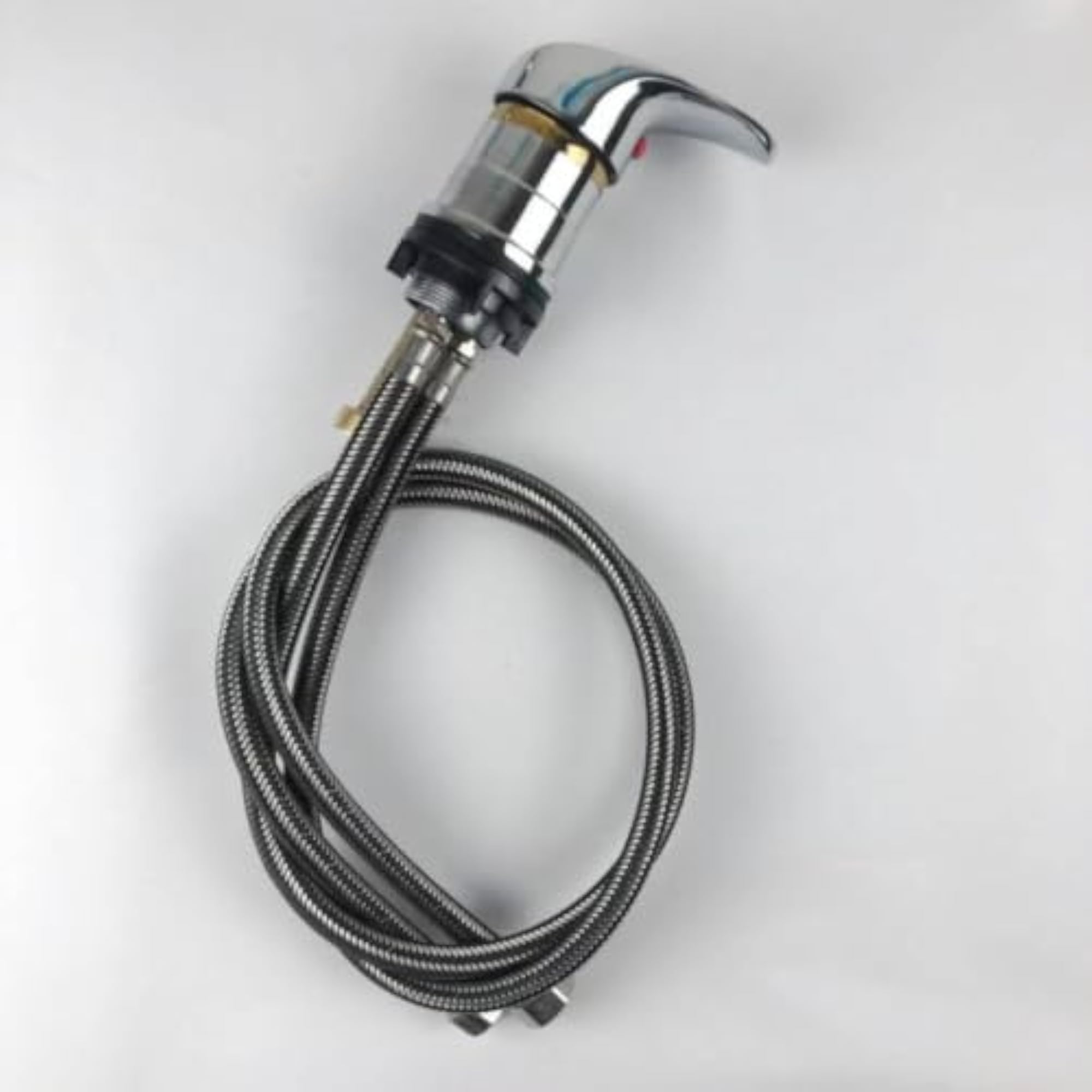 Shampoo Basin Faucet Curved Spout Kit with Connections