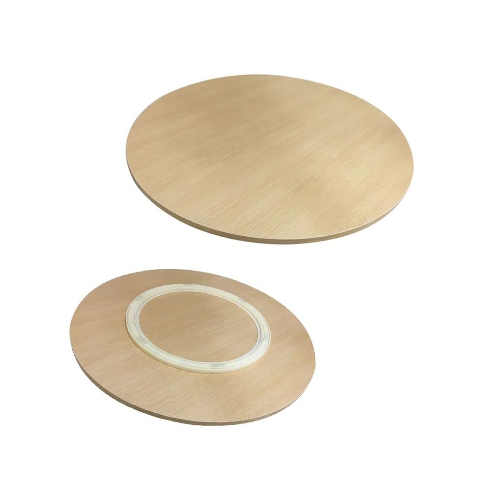 Plateau rotatif rond en bois 50-60 cm Lazy Susan pour table de salle à manger