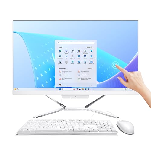 Image of 23.8 inch All-in-One Business Desktop Computer, i5-2520M,16GB RAM,1TB SSD,Windows 10 Pro,Webcam,Touchscreen,Mouse,Keyboard,WiFi,Bluetooth