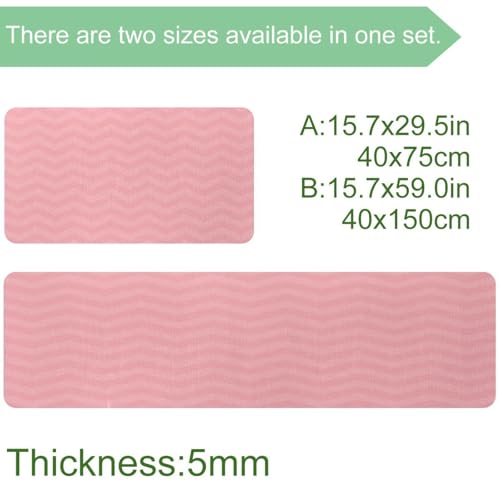 Tapis de cuisine antidérapants lot de 2 lavables pour éviter les glissades - 4