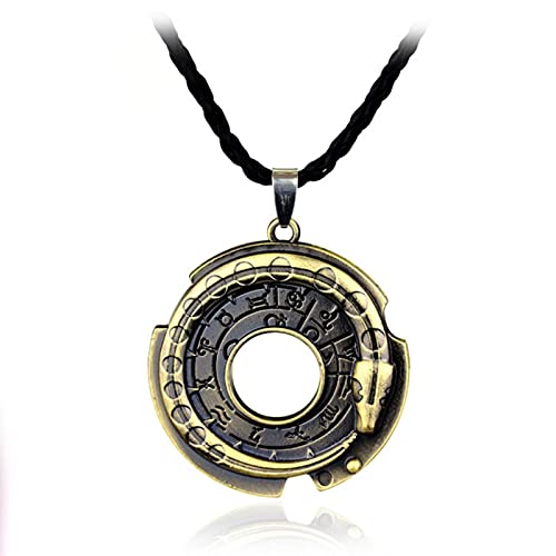 HCMA 1 Uds Moda Assassin'S Snake Rune Cuerda Redonda Collares de Cuero Colgantes Amuleto protección de la Suerte Accesorios de joyería Unisex Regalo