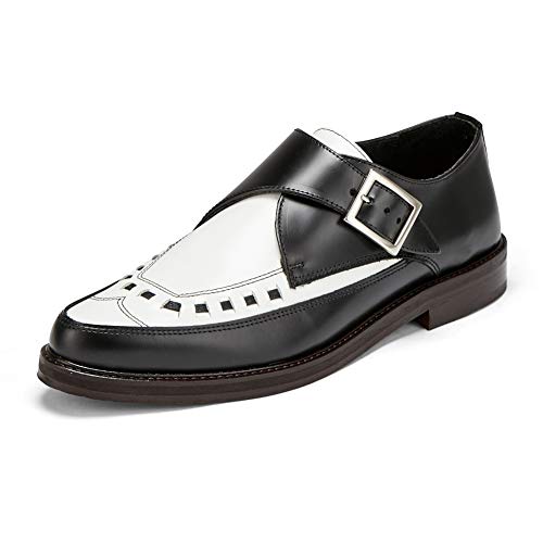 Image of Undercover Shoes Mens Black/White Buzzcock Monk Shoe UK 9/EU 43