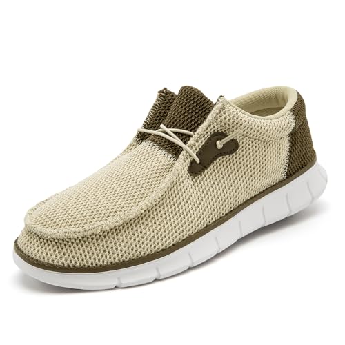 Image of EGMPDA Mens Slip on Loafers Boat Shoes Non Slip Walking Sports Shoes Driving Shoes Casual Office Shoes Gym Lightweight Comfortable Shoes