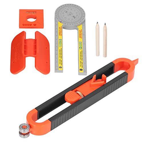 Kit 6 piezas de herramientas para marcar ángulos con nivel burbuja miniatura 4