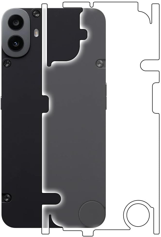 AtOdds - Compatible For CMF Phone 1 - Full Body Unbreakable 4 layer Transparent Hydrogel Membrane (NOT GLASS) Back Screen Guard Protector (Scratchproof/Self Healing)(Matte)