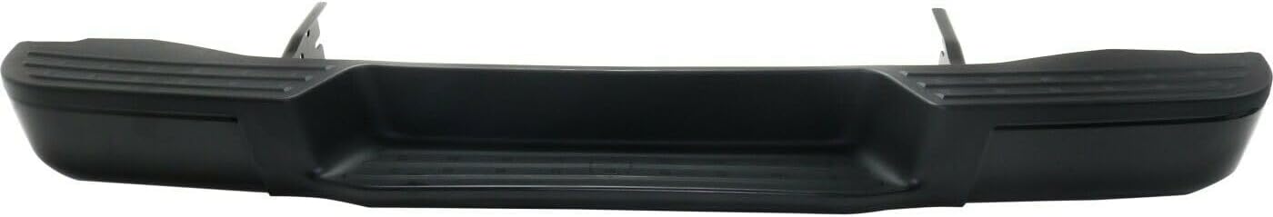 1pc Rear Powdercoated Black Steel Bumper Cover Step Face Bar Without Park Assist Sensor Cut-Out 850101PA0A