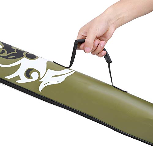 wosume Portable Wear Resistant Waterproof Tackle Packet Large Capacity Fishing Tackle Bag, Fishing Rod Bag - Image 2