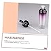 VICASKY 2pcs Material Empty Dropper Bottles Perfume Small Dispenser for Essential Oil Travel and Beauty