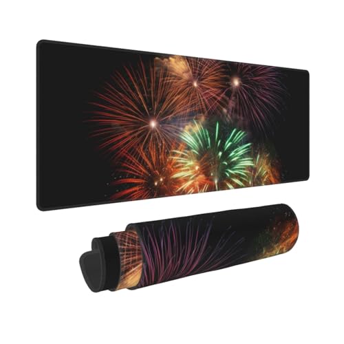 Tapis de souris d'ordinateur Splendid Fireworks grand format - 2