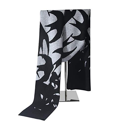 Foulard homme pour l'hiver écharpe longue imprimée style urbain