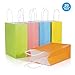 Produktbild Comius Papiertüten Klein, [20 Stück] 21 x 8X 15 cm Kraftpapier mit henkel, Kraft Tüten, Mitgebsel Tüten, Geschenktüte für Partys, Hochzeiten, feiern, Geschenktüten und Süßigkeiten
