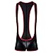 Gruff Pup Impulse Singlet - Black/Red - Full Coverage - XX-Large